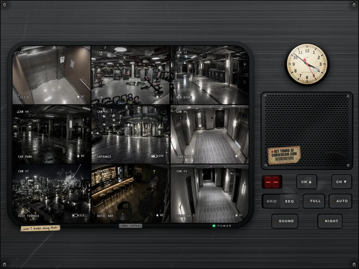 The monitor's screen on an iPad